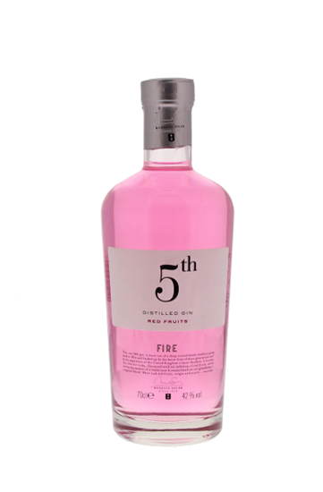 Image sur 5th Fire Pink Gin 42° 0.7L