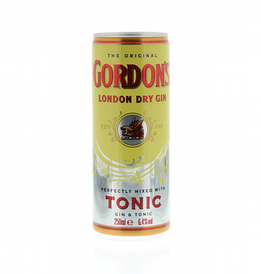 Image sur Gordon's & Tonic Cans 12 x 25 cl 6.4° 3L