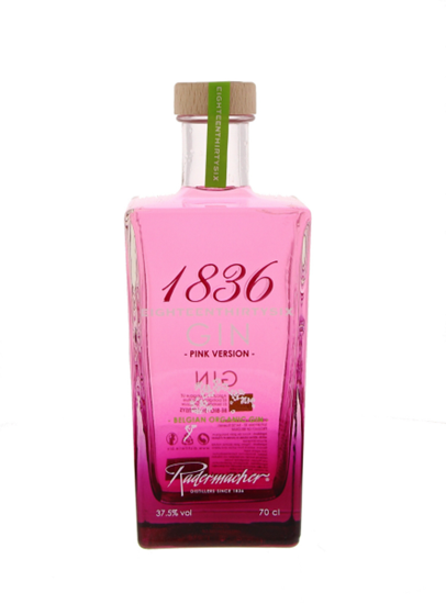 Image sur 1836 Belgian Organic Gin Pink 37.5° 0.7L