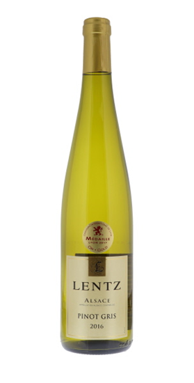 Image sur Pinot Gris Cuvée Lentz 14° 0.75L