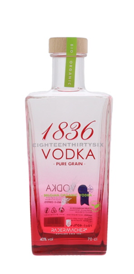 Image sur 1836 Belgian Organic Vodka 40° 0.7L