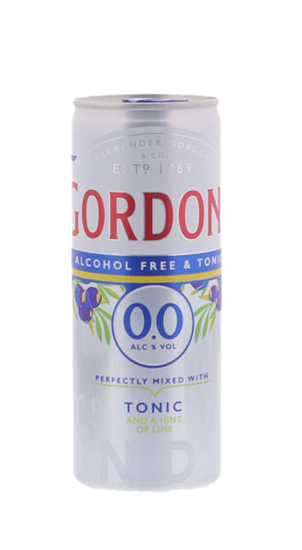 Image sur Gordon's & Tonic Lime Can  0.25L