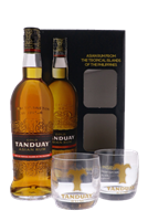 Afbeeldingen van Tanduay Gold Rum + 2 Glazen 40° 0.7L
