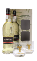 Afbeeldingen van Tanduay Silver Rum + 2 Glazen 40° 0.7L