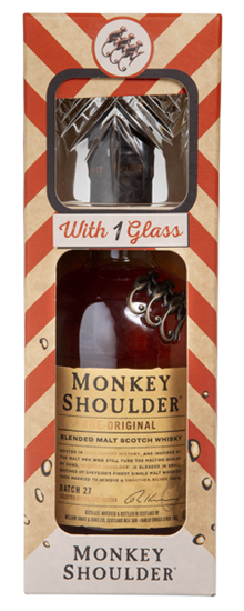 Afbeelding van Monkey Shoulder Glass Pack 40° 0.7L