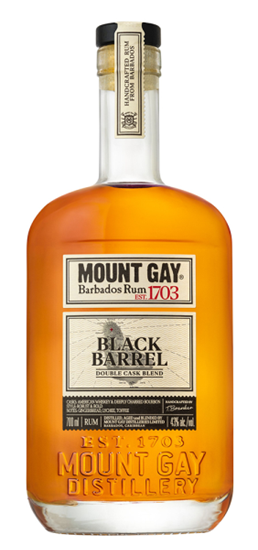 Image sur Mount Gay Black Barrel Double Cask Blend 43° 0.7L