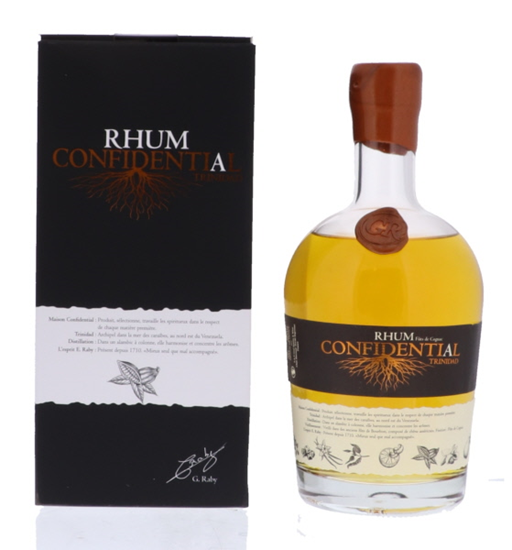 Image sur Confidential Rhum Finition en Fût de Cognac 38° 0.7L