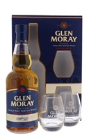 Afbeeldingen van Glen Moray Classic Elgin + 2 Glazen 40° 0.7L