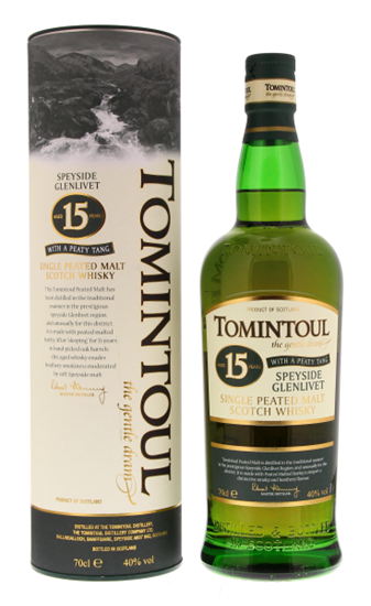 Image sur Tomintoul Peaty Tang 15 Years 40° 0.7L