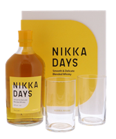 Afbeeldingen van Nikka Days + 2 Glazen 40° 0.7L