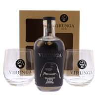 Afbeeldingen van Virunga Gin + 2 Glazen 43° 0.5L
