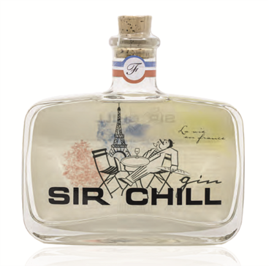 Image sur Sir Chill Gin in France 39° 0.5L