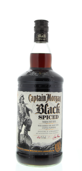 Image sur Captain Morgan Black Spiced Rum 40° 1L