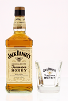 Image de Jack Daniel's Honey + 1 Verre 35° 0.7L