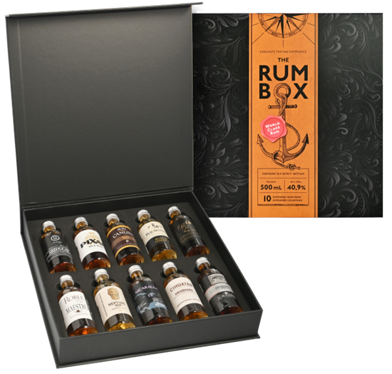 Image sur The Rum Box 10 x 5 cl 40.9° 0.5L