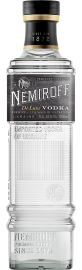 Image sur Nemiroff De Luxe Vodka 40° 1L