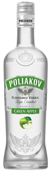 Image sur Poliakov Green Apple Vodka 37.5° 0.7L
