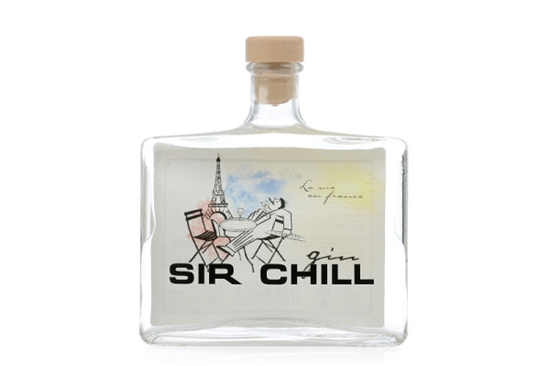 Image sur Sir Chill Gin in France 39° 0.1L