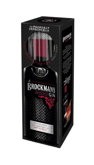 Image sur Brockmans Intensly Smooth Premium Gin + Verre Negroni 40° 0.7L