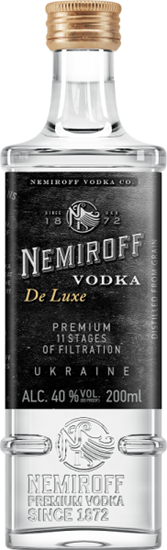 Image sur Nemiroff De Luxe Vodka 40° 0.2L