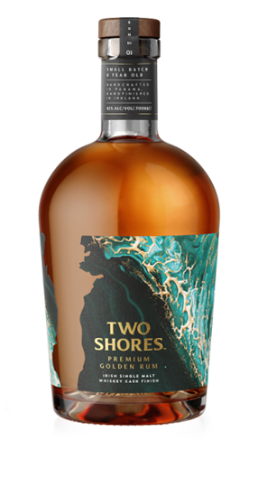 Image sur Two Shores Rum Irish Single Malt Whiskey Cask Finish 43° 0.7L