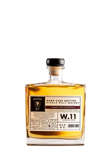 Image sur August 17Th Rare Cask Edition W.11 7 Years Port/Cognac Cask + 2 Years Jack Daniel's Cask Finish 50° 0.7L