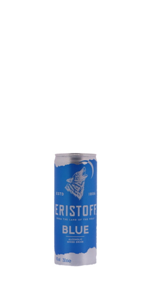 Image sur Eristoff Blue Can 4° 0.25L