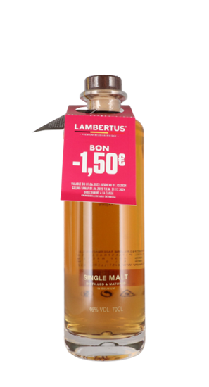 Image sur Lambertus Single Malt (New Bottle) + Bon 1.5 € 46° 0.7L