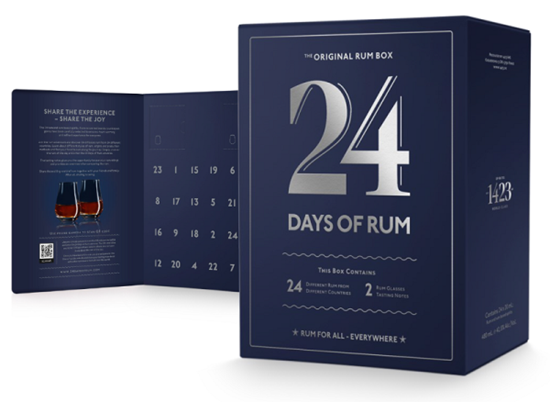 Image sur 24 Days Of Rum Blue Edition 42.5° 0.48L