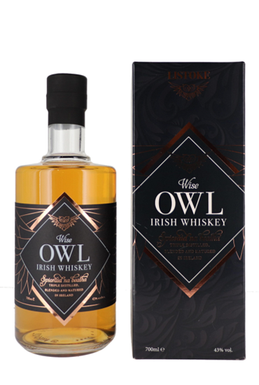 Image sur Wise Owl Irish Whiskey 43° 0.7L