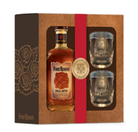 Afbeeldingen van Four Roses Small Batch Bourbon + 2 Glazen 45° 0.7L