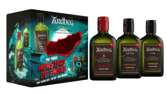 Image sur Ardbeg The Three Monsters of Smoke 3 x 20 cl 46.67° 0.6L