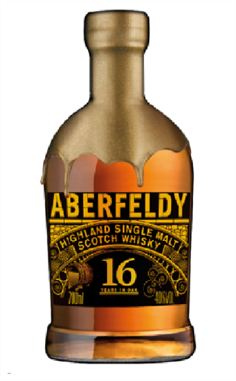 Image sur Aberfeldy 16 Years Happy New Year Waxed Bottle 40° 0.7L