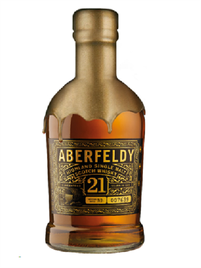Image sur Aberfeldy 21 Years Happy New Year Waxed Bottle 40° 0.7L