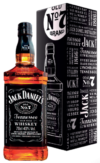 Image sur Jack Daniel's Old N°7 + Metal GBX 40° 0.7L