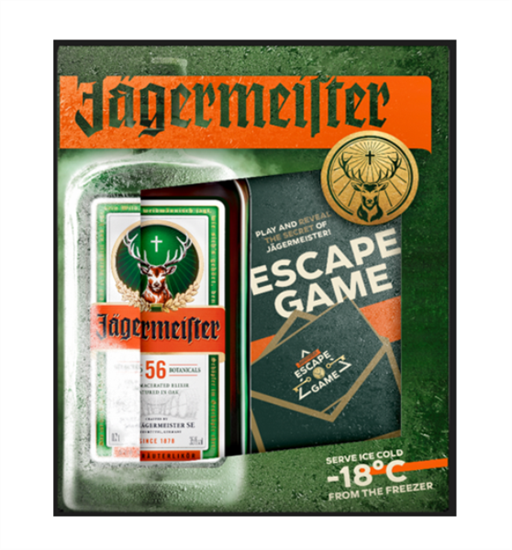 Image sur Jägermeister ( EN ) + Escape Game 35° 0.7L