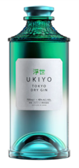Image sur Ukiyo Tokyo Dry Gin 40° 0.7L