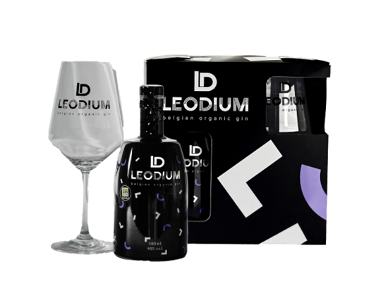 Image sur Leodium Gin + Verre 40° 0.5L